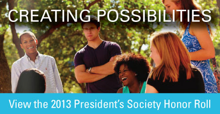 President's Society Honor Roll 2013