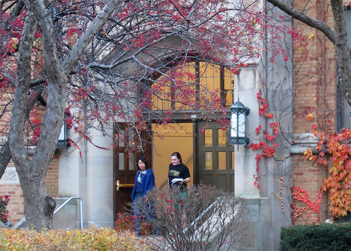           Schroeder Hall in the Fall          