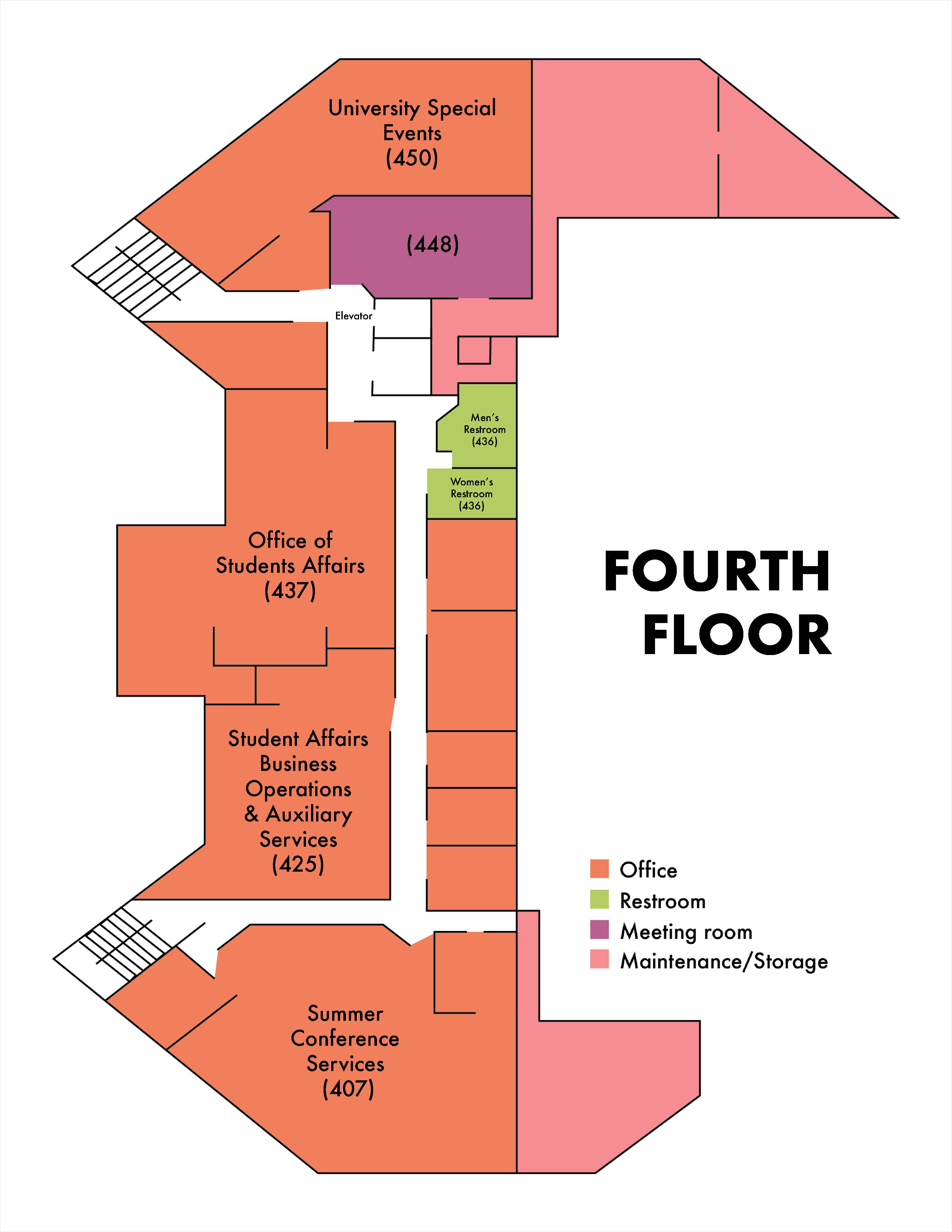 amu 4th floor diagram