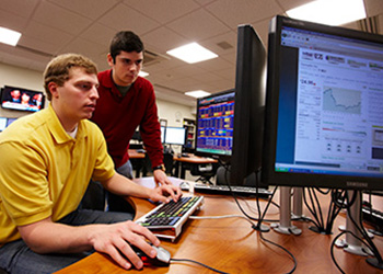 Marquette AIM lab in the College of Business